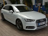 USED 2016 66 AUDI A4 AVANT 2.0 TDI S line Estate 5dr Diesel S Tronic quattro Euro 6 (s/s) (190 ps) GREAT SPEC SAT NAV BANG & OLUFSEN SOUND SYSTEM PART LEATHER HEATED SEATS AUDI SMARTPHONE INTERFACE CD PLAYER ELECTRIC TAILGATE POWER DOOR MIRRORS CRUISE CONTROL PARKING SENSORS 3 OWNERS GOOD SERVICE HISTORY INC CAMBELT WATERPUMP AND DSG OIL CHANGE