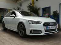USED 2016 66 AUDI A4 AVANT 2.0 TDI S line Estate 5dr Diesel S Tronic quattro Euro 6 (s/s) (190 ps) GREAT SPEC SAT NAV BANG & OLUFSEN SOUND SYSTEM PART LEATHER HEATED SEATS AUDI SMARTPHONE INTERFACE CD PLAYER ELECTRIC TAILGATE POWER DOOR MIRRORS CRUISE CONTROL PARKING SENSORS 3 OWNERS GOOD SERVICE HISTORY INC CAMBELT WATERPUMP AND DSG OIL CHANGE