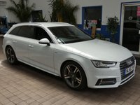 USED 2016 66 AUDI A4 AVANT 2.0 TDI S line Estate 5dr Diesel S Tronic quattro Euro 6 (s/s) (190 ps) GREAT SPEC SAT NAV BANG & OLUFSEN SOUND SYSTEM PART LEATHER HEATED SEATS AUDI SMARTPHONE INTERFACE CD PLAYER ELECTRIC TAILGATE POWER DOOR MIRRORS CRUISE CONTROL PARKING SENSORS 3 OWNERS GOOD SERVICE HISTORY INC CAMBELT WATERPUMP AND DSG OIL CHANGE