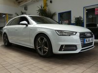 USED 2016 66 AUDI A4 AVANT 2.0 TDI S line Estate 5dr Diesel S Tronic quattro Euro 6 (s/s) (190 ps) GREAT SPEC SAT NAV BANG & OLUFSEN SOUND SYSTEM PART LEATHER HEATED SEATS AUDI SMARTPHONE INTERFACE CD PLAYER ELECTRIC TAILGATE POWER DOOR MIRRORS CRUISE CONTROL PARKING SENSORS 3 OWNERS GOOD SERVICE HISTORY INC CAMBELT WATERPUMP AND DSG OIL CHANGE