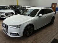 USED 2016 66 AUDI A4 AVANT 2.0 TDI S line Estate 5dr Diesel S Tronic quattro Euro 6 (s/s) (190 ps) GREAT SPEC SAT NAV BANG & OLUFSEN SOUND SYSTEM PART LEATHER HEATED SEATS AUDI SMARTPHONE INTERFACE CD PLAYER ELECTRIC TAILGATE POWER DOOR MIRRORS CRUISE CONTROL PARKING SENSORS 3 OWNERS GOOD SERVICE HISTORY INC CAMBELT WATERPUMP AND DSG OIL CHANGE