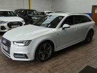 USED 2016 66 AUDI A4 AVANT 2.0 TDI S line Estate 5dr Diesel S Tronic quattro Euro 6 (s/s) (190 ps) GREAT SPEC SAT NAV BANG & OLUFSEN SOUND SYSTEM PART LEATHER HEATED SEATS AUDI SMARTPHONE INTERFACE CD PLAYER ELECTRIC TAILGATE POWER DOOR MIRRORS CRUISE CONTROL PARKING SENSORS 3 OWNERS GOOD SERVICE HISTORY INC CAMBELT WATERPUMP AND DSG OIL CHANGE