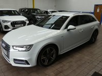 USED 2016 66 AUDI A4 AVANT 2.0 TDI S line Estate 5dr Diesel S Tronic quattro Euro 6 (s/s) (190 ps) GREAT SPEC SAT NAV BANG & OLUFSEN SOUND SYSTEM PART LEATHER HEATED SEATS AUDI SMARTPHONE INTERFACE CD PLAYER ELECTRIC TAILGATE POWER DOOR MIRRORS CRUISE CONTROL PARKING SENSORS 3 OWNERS GOOD SERVICE HISTORY INC CAMBELT WATERPUMP AND DSG OIL CHANGE