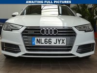 USED 2016 66 AUDI A4 AVANT 2.0 TDI S line Estate 5dr Diesel S Tronic quattro Euro 6 (s/s) (190 ps) GREAT SPEC SAT NAV BANG & OLUFSEN SOUND SYSTEM PART LEATHER HEATED SEATS AUDI SMARTPHONE INTERFACE CD PLAYER ELECTRIC TAILGATE POWER DOOR MIRRORS CRUISE CONTROL PARKING SENSORS 3 OWNERS GOOD SERVICE HISTORY INC CAMBELT WATERPUMP AND DSG OIL CHANGE