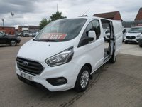 USED 2022 72 FORD TRANSIT CUSTOM 2.0 280 EcoBlue Limited L1 H1 Euro 6 (130 Bhp ) NO VAT TO PAY  2022 FORD TRANSIT CUSTOM LIMITED 130 BHP EURO 6 NO VAT
