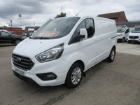USED 2022 72 FORD TRANSIT CUSTOM 2.0 280 EcoBlue Limited L1 H1 Euro 6 (130 Bhp ) NO VAT TO PAY  2022 FORD TRANSIT CUSTOM LIMITED 130 BHP EURO 6 NO VAT