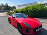 USED 2019 19 JAGUAR F-TYPE 3.0 V6 Chequered Flag Coupe 2dr Petrol Auto Euro 6 (s/s) (340 ps)-Fantastic Example-Finished In Caldera Red-Black Leather Upholstery-Sports Performance Seating-Deployable Rear Spoiler-Switchable Active Exhaust-Meridian Sound-20 Inch Gloss Black Alloy Wheels-Reverse Camera-Heated Steering Wheel-Mfsw-Climate & Cruise Control-Apple Car Play-Satnav-Bluetooth-Dab Radio-What a Car. 