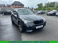 USED 2016 16 BMW X4 3.0 30d M Sport SUV 5dr Diesel Auto xDrive Euro 6 (s/s) (258 ps) 12 MONTH' S WARRANTY, TOP OF THE RANGE FULL LEATHER