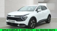 USED 2023 72 KIA SPORTAGE 1.6 T-GDi MHEV 3 SUV 5dr Petrol Hybrid DCT Euro 6 (s/s) (148 bhp) Full KIA Service History  |  1 Owner from Brand New  |  Set of 2 Keys