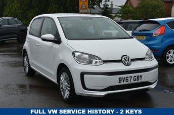 2017 VOLKSWAGEN UP! 1.0 Move up! Hatchback 5dr Petrol Manual Euro 6 (s/s) (60 ps) £5999.00