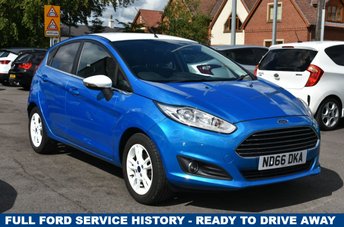 2017 FORD FIESTA 1.0T EcoBoost Zetec Blue Edition Hatchback 5dr Petrol Manual Euro 6 (s/s) (100 ps) £5749.00