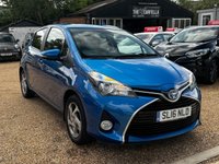 USED 2016 16 TOYOTA YARIS 1.5 VVT-h Icon Hatchback 5dr Petrol Hybrid E-CVT Euro 6 (101 ps) *Full Toyota History x10*Low Mileage*Hybrid Auto*