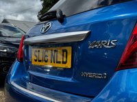 USED 2016 16 TOYOTA YARIS 1.5 VVT-h Icon Hatchback 5dr Petrol Hybrid E-CVT Euro 6 (101 ps) *Full Toyota History x10*Low Mileage*Hybrid Auto*
