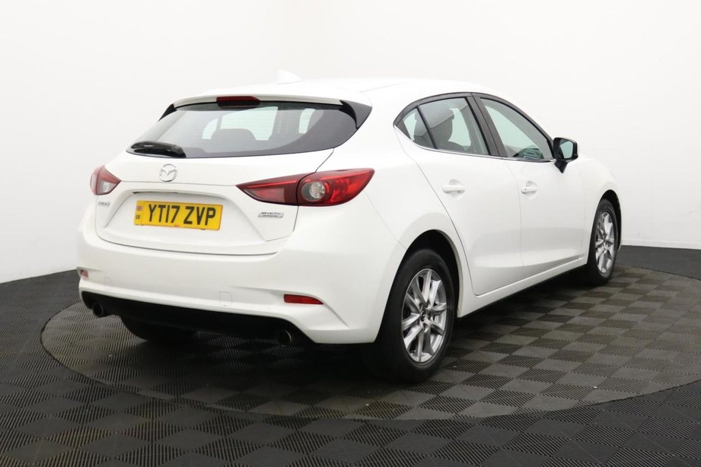 USED 2017 17 MAZDA MAZDA3 2.0 SKYACTIV-G SE Nav Hatchback 5dr Petrol Manual Euro 6 (s/s) (121 ps) Sat Nav, Bluetooth, DAB