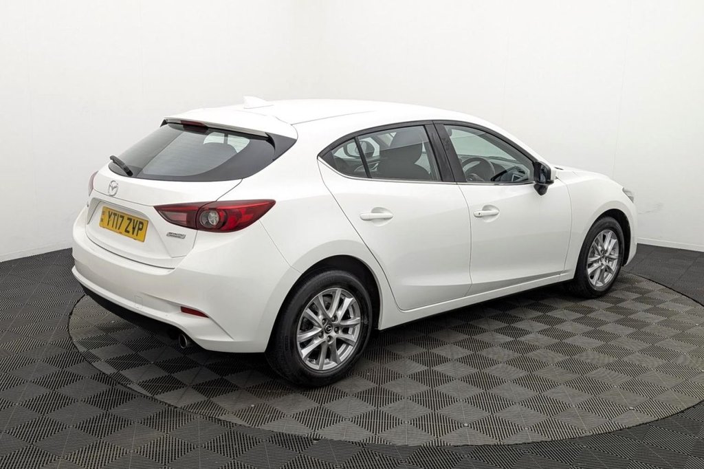 USED 2017 17 MAZDA MAZDA3 2.0 SKYACTIV-G SE Nav Hatchback 5dr Petrol Manual Euro 6 (s/s) (121 ps) Sat Nav, Bluetooth, DAB