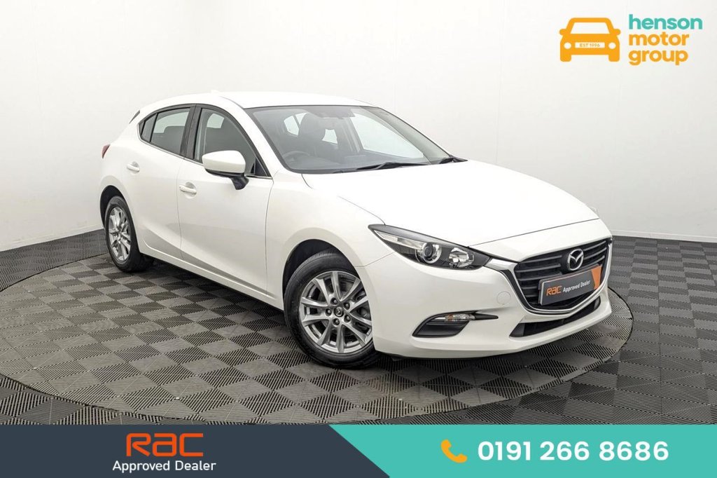 USED 2017 17 MAZDA MAZDA3 2.0 SKYACTIV-G SE Nav Hatchback 5dr Petrol Manual Euro 6 (s/s) (121 ps) Sat Nav, Bluetooth, DAB