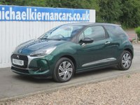 USED 2017 17 DS AUTOMOBILES DS 3 1.6 BlueHDi Prestige Hatchback 3dr Diesel Manual Euro 6 (s/s) (120 ps) SAT NAV, CARPLAY, REVERSE CAM
