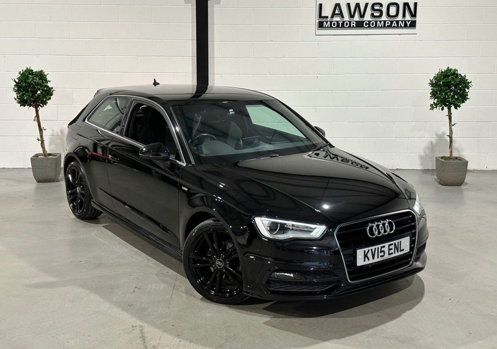 USED 2015 15 AUDI A3 1.6 TDI S line Hatchback 3dr Diesel Manual Euro 6 (s/s) (110 ps) 