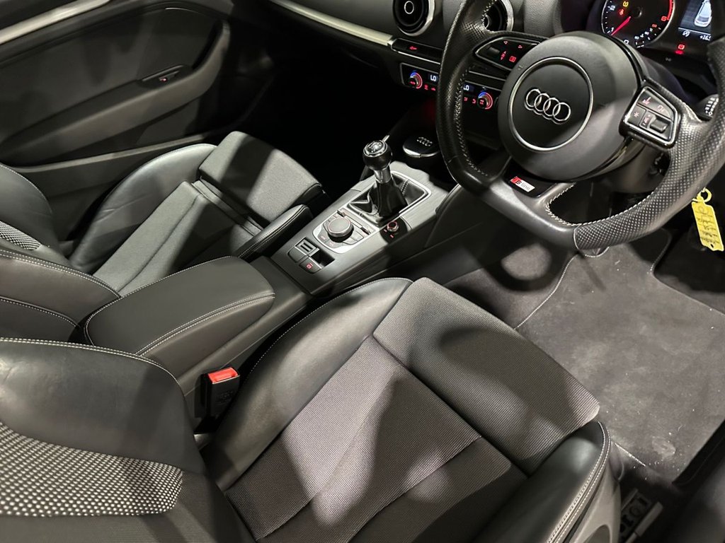USED 2015 15 AUDI A3 1.6 TDI S line Hatchback 3dr Diesel Manual Euro 6 (s/s) (110 ps) 