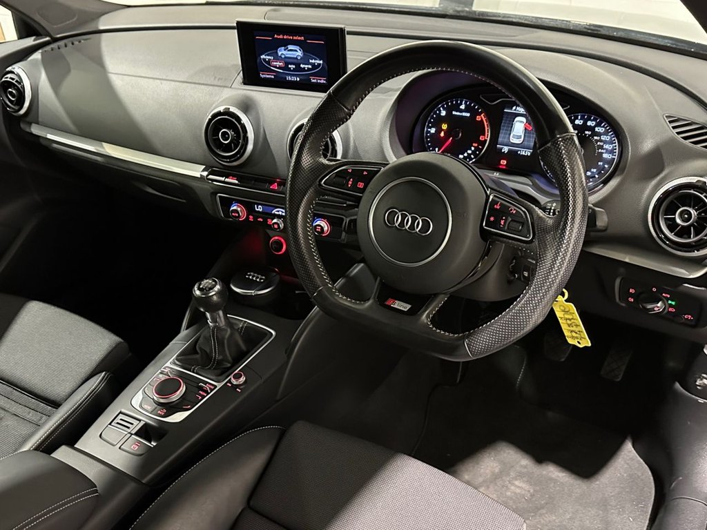 USED 2015 15 AUDI A3 1.6 TDI S line Hatchback 3dr Diesel Manual Euro 6 (s/s) (110 ps) 