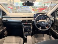 USED 2022 22 DACIA SANDERO 1.0 SCe Essential Hatchback 5dr Petrol Manual Euro 6 (s/s) (65 ps) GLACIER WHITE, 1 PREVIOUS OWNER, MEDIA CONTROL, DAB RADIO, AIR CONDITIONING, CRUISE CONTROL WITH SPEED LIMITER, LED LIGHTS