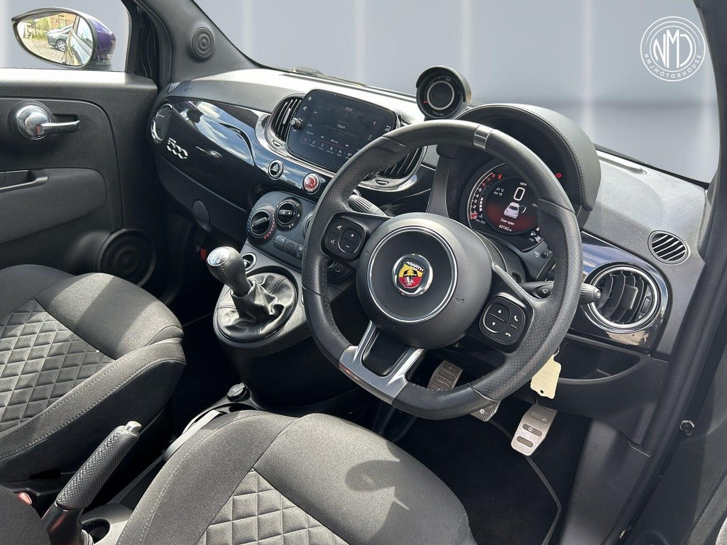 USED 2022 22 ABARTH 595 1.4 T-Jet Hatchback 3dr Petrol Manual Euro 6 (145 ps) Hatchback 9.9%APR FULL MAIN DEALER SH