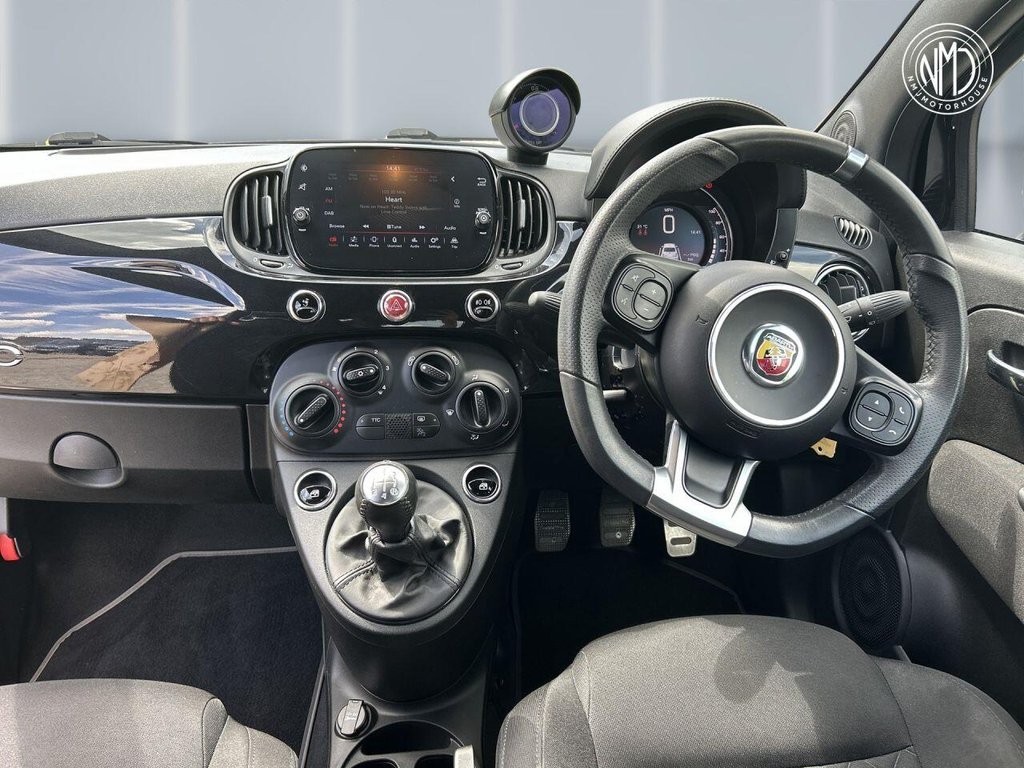 USED 2022 22 ABARTH 595 1.4 T-Jet Hatchback 3dr Petrol Manual Euro 6 (145 ps) Hatchback 9.9%APR FULL MAIN DEALER SH