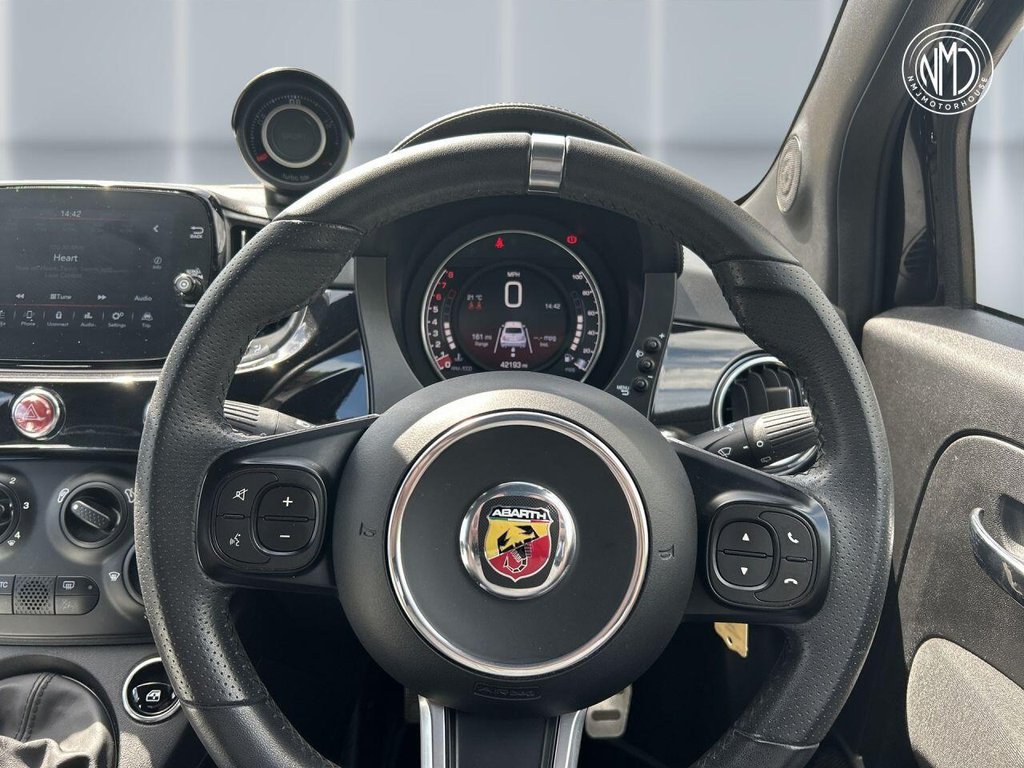 USED 2022 22 ABARTH 595 1.4 T-Jet Hatchback 3dr Petrol Manual Euro 6 (145 ps) Hatchback 9.9%APR FULL MAIN DEALER SH