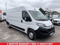 USED 2023 73 CITROEN RELAY 2.2 BlueHDi 35 Enterprise Edition Panel Van 5dr Diesel Manual L3 High Roof Euro 6 (s/s) (140 ps) 6 MONTHS FREE RAC WARRANTY & ASSIST