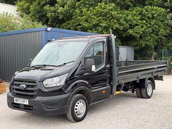 2022 FORD TRANSIT 2.0 350 EcoBlue HD Leader Dropside 2dr Diesel Manual RWD L4 Euro 6 (s/s) (DRW) (130 ps) &pound;19995.00
