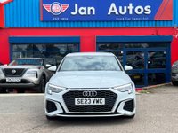 USED 2023 23 AUDI A3 1.0 TFSI 30 S line Sportback S Tronic Euro 6 (s/s) 5dr Leathr+CarPlay+1ownr+18"Alloys