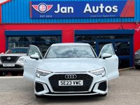 USED 2023 23 AUDI A3 1.0 TFSI 30 S line Sportback S Tronic Euro 6 (s/s) 5dr Leathr+CarPlay+1ownr+18"Alloys
