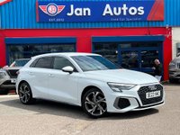 USED 2023 23 AUDI A3 1.0 TFSI 30 S line Sportback S Tronic Euro 6 (s/s) 5dr Leathr+CarPlay+1ownr+18"Alloys