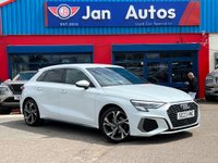 USED 2023 23 AUDI A3 1.0 TFSI 30 S line Sportback S Tronic Euro 6 (s/s) 5dr Leathr+CarPlay+1ownr+18"Alloys