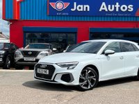 USED 2023 23 AUDI A3 1.0 TFSI 30 S line Sportback S Tronic Euro 6 (s/s) 5dr Leathr+CarPlay+1ownr+18"Alloys
