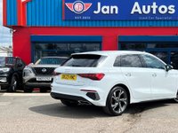 USED 2023 23 AUDI A3 1.0 TFSI 30 S line Sportback S Tronic Euro 6 (s/s) 5dr Leathr+CarPlay+1ownr+18"Alloys