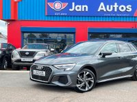USED 2023 23 AUDI A3 1.0 TFSI 30 S line Sportback S Tronic Euro 6 (s/s) 5dr Leathr+CarPlay+1ownr+18"Alloys
