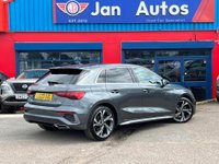 USED 2023 23 AUDI A3 1.0 TFSI 30 S line Sportback S Tronic Euro 6 (s/s) 5dr Leathr+CarPlay+1ownr+18"Alloys