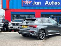 USED 2023 23 AUDI A3 1.0 TFSI 30 S line Sportback S Tronic Euro 6 (s/s) 5dr Leathr+CarPlay+1ownr+18"Alloys