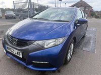 USED 2012 62 HONDA CIVIC 1.8 i-VTEC SE Hatchback 5dr Petrol Manual Euro 5 (s/s) (142 ps) 