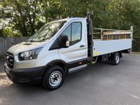 USED 2023 72 FORD TRANSIT 2.0 350 EcoBlue HD Leader Dropside 2dr Diesel Manual RWD L4 Euro 6 (s/s) (SRW) (130 ps) Tail lift - Air con - Tow bar