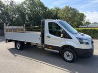 USED 2023 72 FORD TRANSIT 2.0 350 EcoBlue HD Leader Dropside 2dr Diesel Manual RWD L4 Euro 6 (s/s) (SRW) (130 ps) Tail lift - Air con - Tow bar