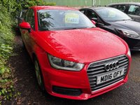 USED 2016 16 AUDI A1 1.4 TFSI Sport Sportback 5dr Petrol Manual Euro 6 (s/s) (125 ps) SERVICE HISTORY, 2 KEYS, USB, BLUETOOTH