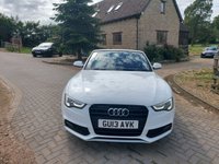 USED 2013 13 AUDI A5 CABRIOLET 2.0 TDI S line Special Edition Convertible 2dr Diesel Manual Euro 5 (s/s) (143 ps) 