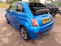 USED 2014 14 FIAT 500C 1.2 S Convertible 2dr Petrol Manual Euro 6 (s/s) (69 bhp) 