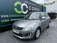 USED 2017 SUZUKI SWIFT 1.2 SZ2 Hatchback 5dr Petrol Manual Euro 6 (94 ps) ** USB BLUETOOTH - PARKING SENSORS - MOT DEC 2026 **