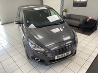 USED 2019 19 FORD S-MAX 2.0 EcoBlue Titanium MPV 5dr Diesel Auto Euro 6 (s/s) (190 ps) MAGNETIC GREY / BLACK AXIS CLOTH TRIM / DUAL ZONE CLIMATE / QUICKCLEAR SCREEN / ELECTRIC WINDOWS / POWERFOLD MIRRORS / DAB FM AM CD TUNER / BLUETOOTH / FORD SYNC SYSTEM / SATNAV / CRUISE CONTROL / SPEED LIMITER / FRONT / REAR SENSORS / POWERED TAILGATE / PRIVACY GLASS / 17" ALLOYS / SERVICE HISTORY