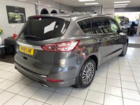 USED 2019 19 FORD S-MAX 2.0 EcoBlue Titanium MPV 5dr Diesel Auto Euro 6 (s/s) (190 ps) MAGNETIC GREY / BLACK AXIS CLOTH TRIM / DUAL ZONE CLIMATE / QUICKCLEAR SCREEN / ELECTRIC WINDOWS / POWERFOLD MIRRORS / DAB FM AM CD TUNER / BLUETOOTH / FORD SYNC SYSTEM / SATNAV / CRUISE CONTROL / SPEED LIMITER / FRONT / REAR SENSORS / POWERED TAILGATE / PRIVACY GLASS / 17" ALLOYS / SERVICE HISTORY