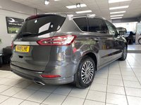 USED 2019 19 FORD S-MAX 2.0 EcoBlue Titanium MPV 5dr Diesel Auto Euro 6 (s/s) (190 ps) MAGNETIC GREY / BLACK AXIS CLOTH TRIM / DUAL ZONE CLIMATE / QUICKCLEAR SCREEN / ELECTRIC WINDOWS / POWERFOLD MIRRORS / DAB FM AM CD TUNER / BLUETOOTH / FORD SYNC SYSTEM / SATNAV / CRUISE CONTROL / SPEED LIMITER / FRONT / REAR SENSORS / POWERED TAILGATE / PRIVACY GLASS / 17" ALLOYS / SERVICE HISTORY