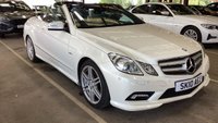 USED 2010 10 MERCEDES-BENZ E-CLASS 3.0 E350 CDI V6 BlueEfficiency Sport Cabriolet 2dr Diesel G-Tronic Euro 5 (231 ps) 